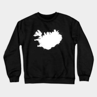 Iceland White Crewneck Sweatshirt